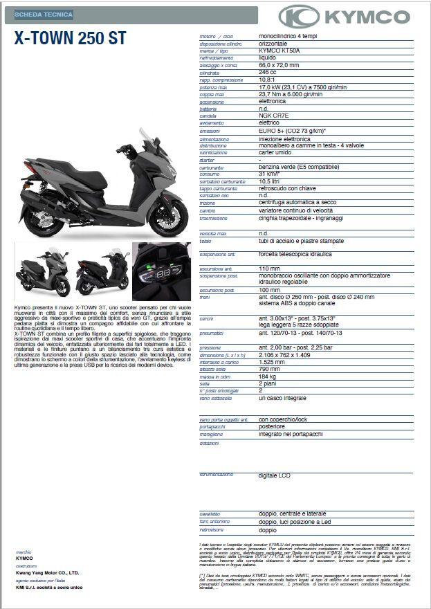 Kymco X-TOWN 250 ST e5+