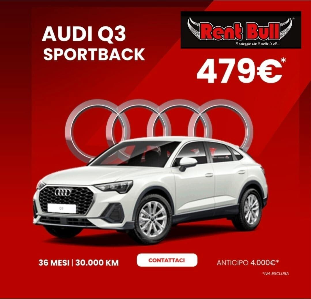 NOLEGGIO A LUNGO TERMINE AUDI Q3 SPORTBACK