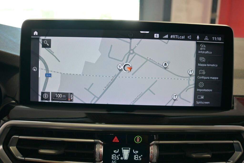BMW X4 30D 286CV STEPTRONIC 48V X-DRIVE BUSINESS ADVANTAGE ( FARI LED ADATTIVI - BMW DIGITAL COCKPIT - TETTO PANORAMICO APR. - PELLE - AMBIENT LIGHTS - CLIMA TRIZONA - CRUISE - NAVI - MIRROR - PARK ASSISTANT - TELECAMERA 360 - CERCHI 18 )
