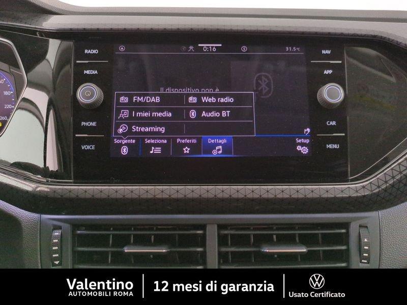 Volkswagen T-Cross 1.0 TSI DSG 110 CV Advanced