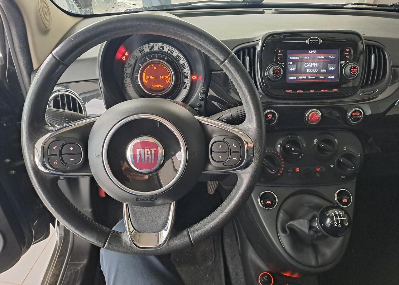 Fiat 500 1.2 EasyPower Lounge km 58489 anno 2018