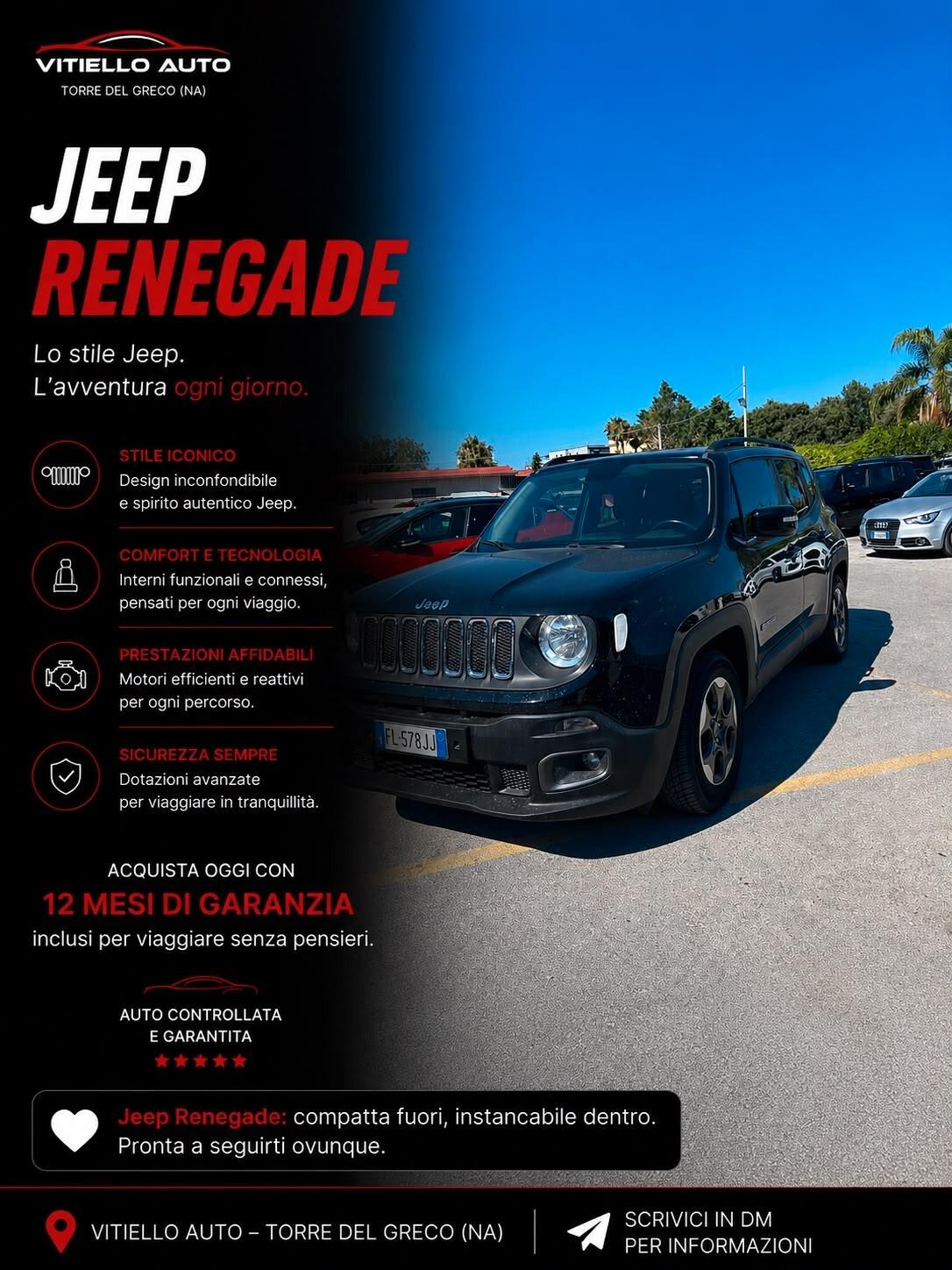 Jeep Renegade 1.6 Mjt 120 CV Longitude
