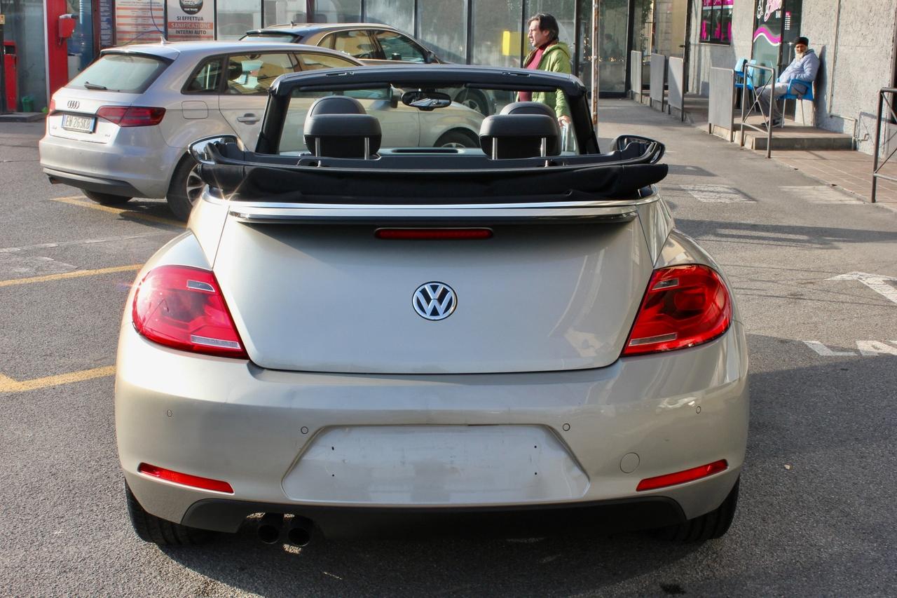 Volkswagen Maggiolino 1.4 tsi DSG cabrio 160cv fullled navy pelle traforata