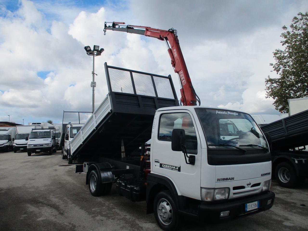 Nissan Cabstar 3000 120CV GRU FASSI F30 3S +RIBALT ATTACCHI PUNTA