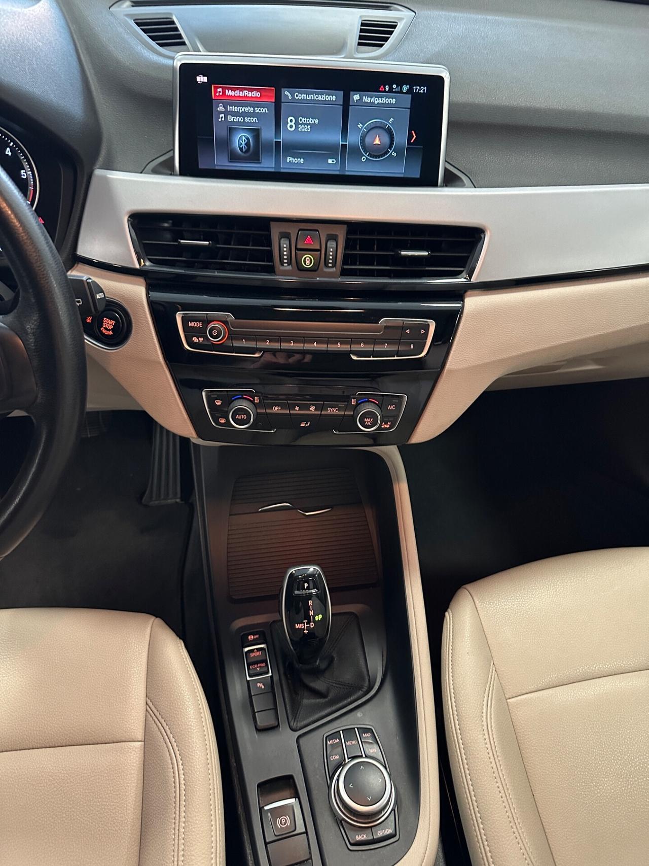 Bmw X1 sDrive18d Tetto*Cambio aut*Pelle*