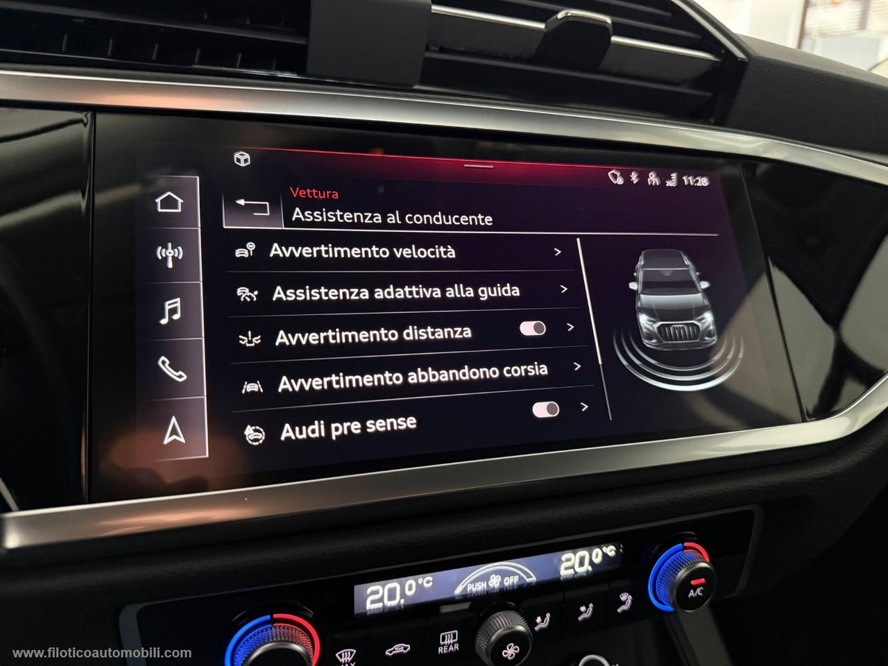 AUDI Q3 35 TDI S tronic 150CV Business KM 86.187 COCKPIT - TELECAMERA - LED