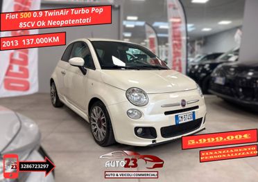 Fiat 500 0.9 TwinAir Turbo Pop 85CV Ok Neopatentati