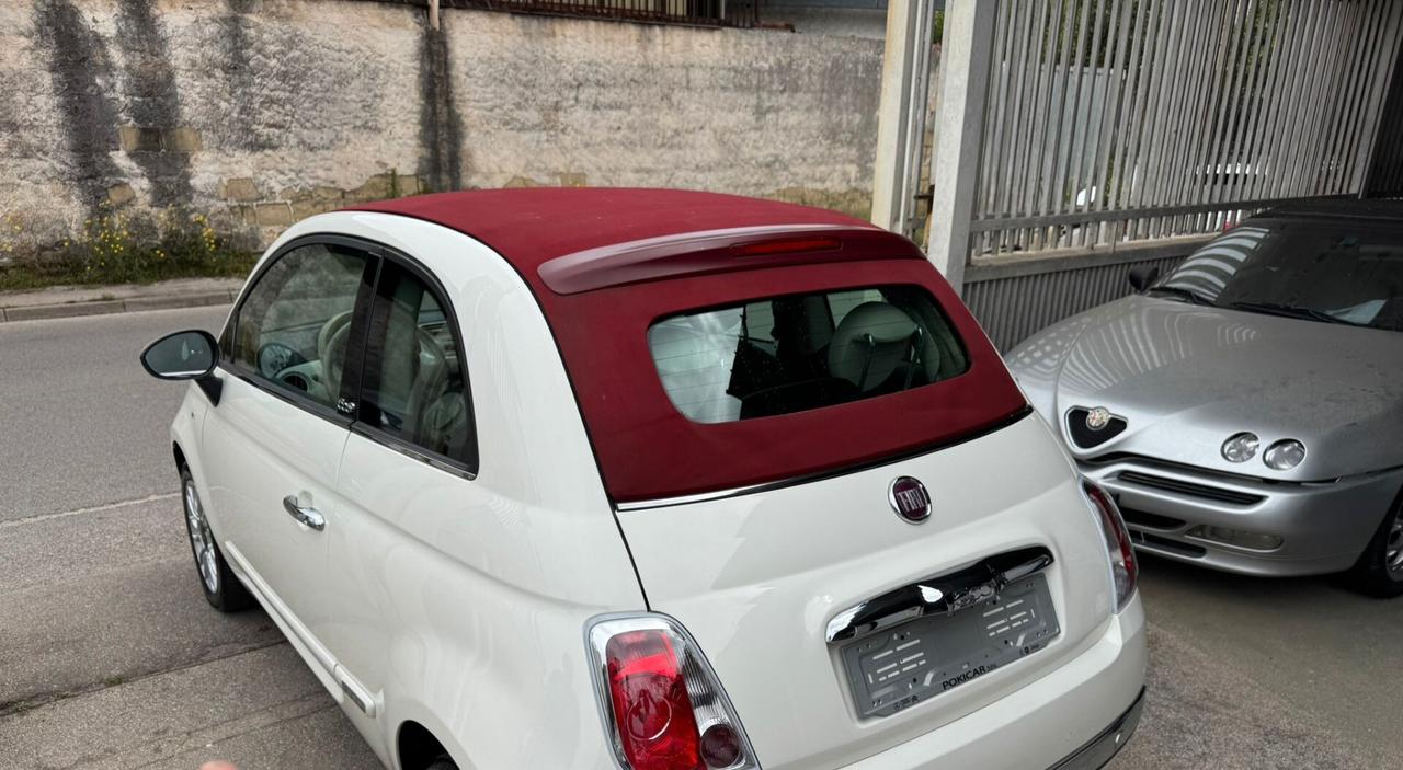 FIAT 500 CABRIO 1.2 69CV BENZINA 2010