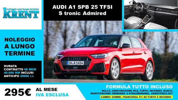 AUDI A1 A1 SPB 25 TFSI S tronic Admired