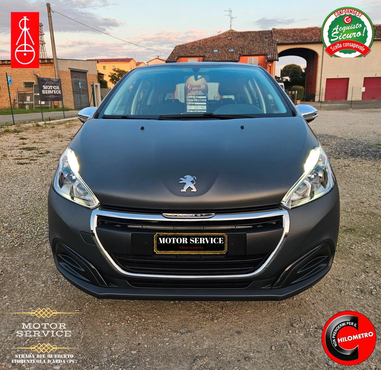 Peugeot 208 VERNICE OPACA KM DOCUMENTATI DA 89€ MESE