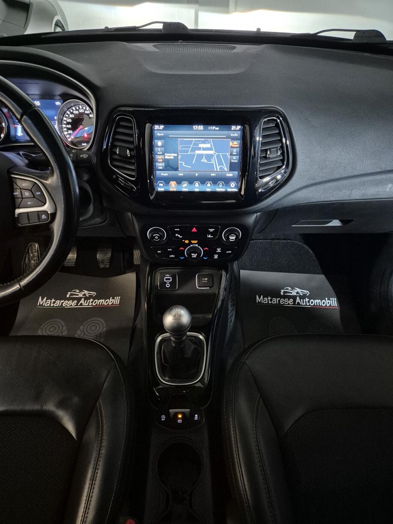 Jeep Compass Limited 1.6Mjt 120cv Carplay Radar Certificata