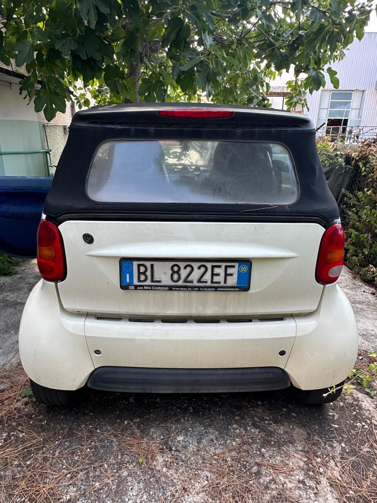 Smart 600 cabrio motore da rivedere ma marciante