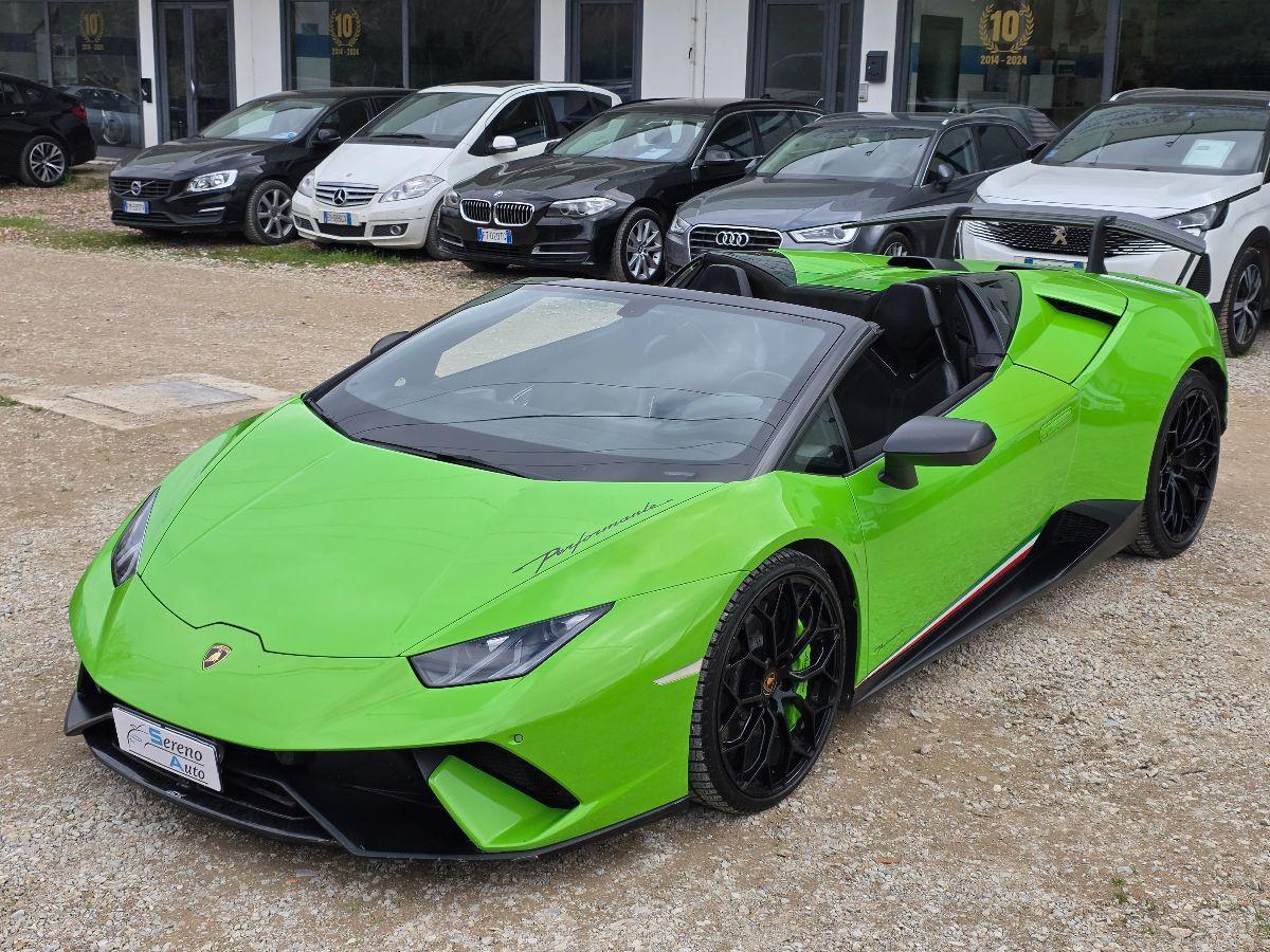 LAMBORGHINI HURACAN SPYDER PERFORMANTE NOLEGGIO