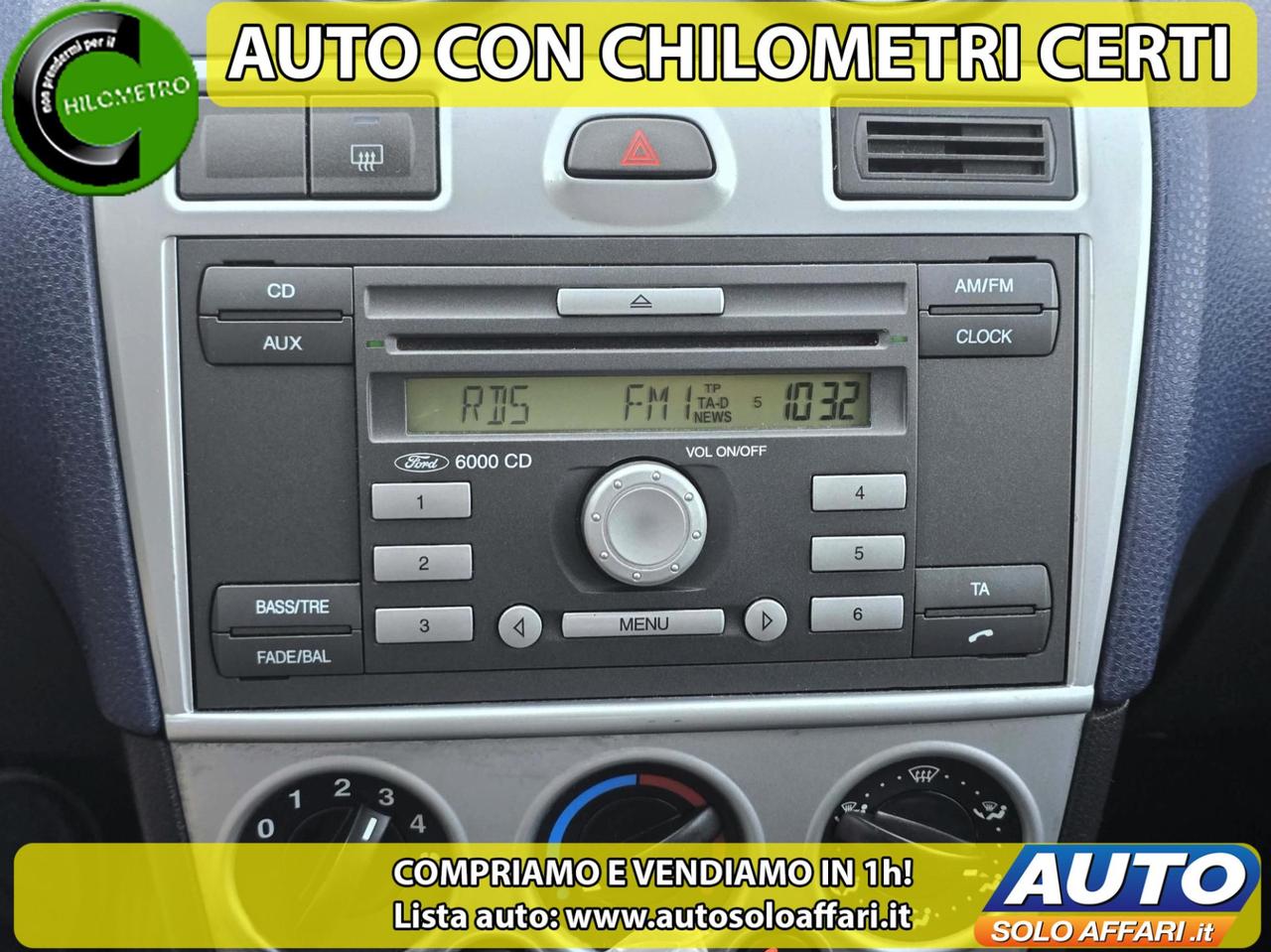 Ford Fiesta 5 Porte Fiesta 5P 1.2 16V 54.000KM NEOPATENTATI