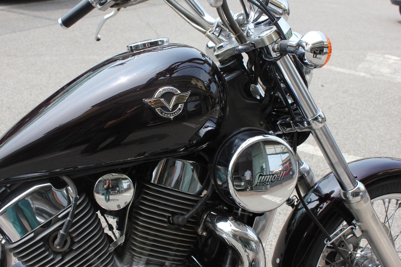 KAWASAKI VN1500 SELLA IN PELLE NERA - BELLISSIMA!!