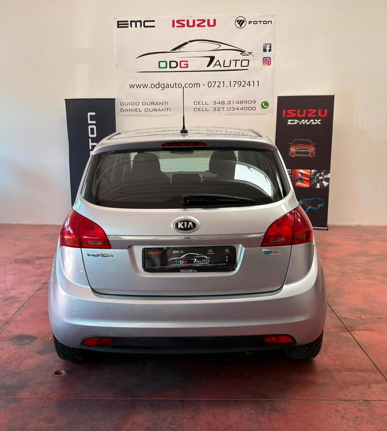 KIA VENGA GPL orig.KIA 1.4 CV 90 Per NEOPATENTATI Km 200.906 garanzia 12 mesi