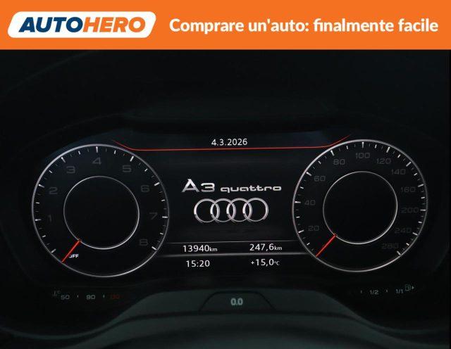 AUDI A3 SPB 2.0 TFSI quattro S tronic Sport