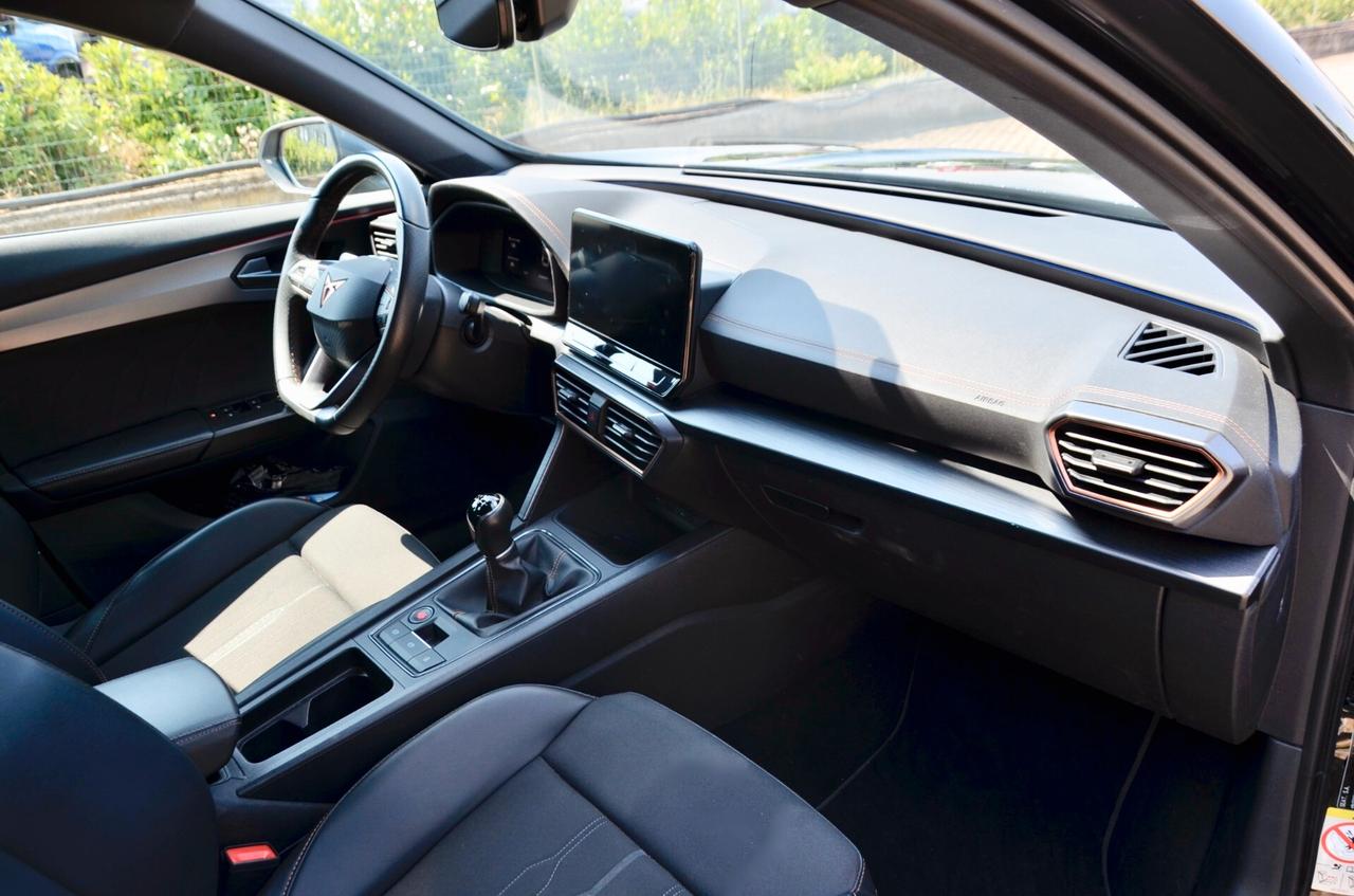 CUPRA FORMENTOR 1.5 TSI 150cv MANUALE, UNICOPROPRIETARIO, EURO 6D, UFF ITALIANA, SERVICE UFF CUPRA, RETROCAMERA, PERMUTE
