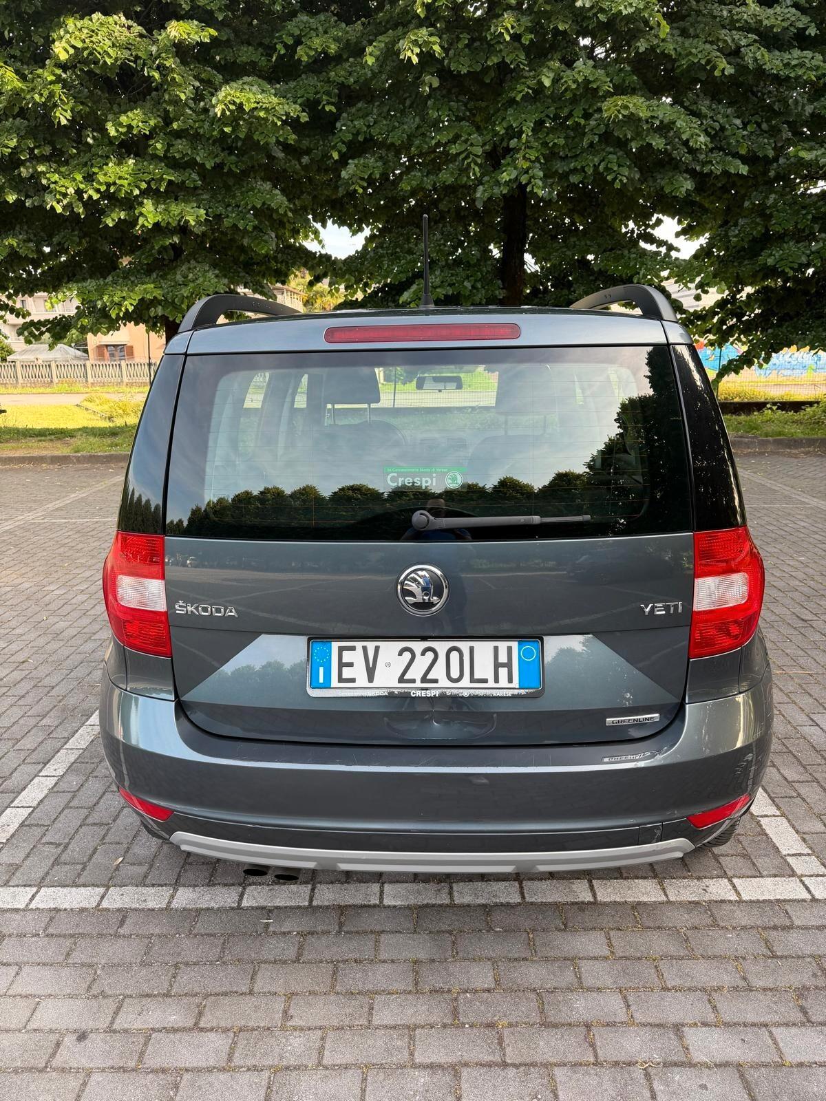 Skoda Yeti 1.6 TDI CR 105CV Active GreenLine