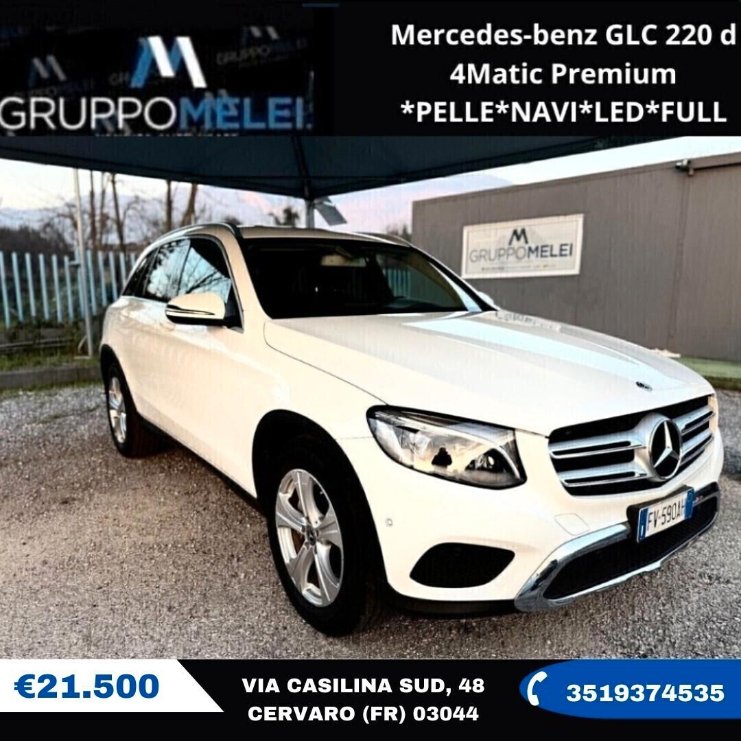 Mercedes-benz GLC 220 d 4Matic Premium *PELLE*NAVI*LED*FULL