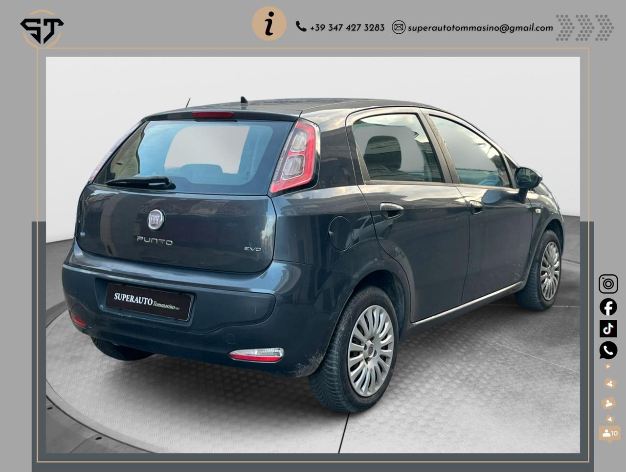 Fiat Punto Evo 1.3 Mjt 75 CV 5 porte EURO 4 come nuova