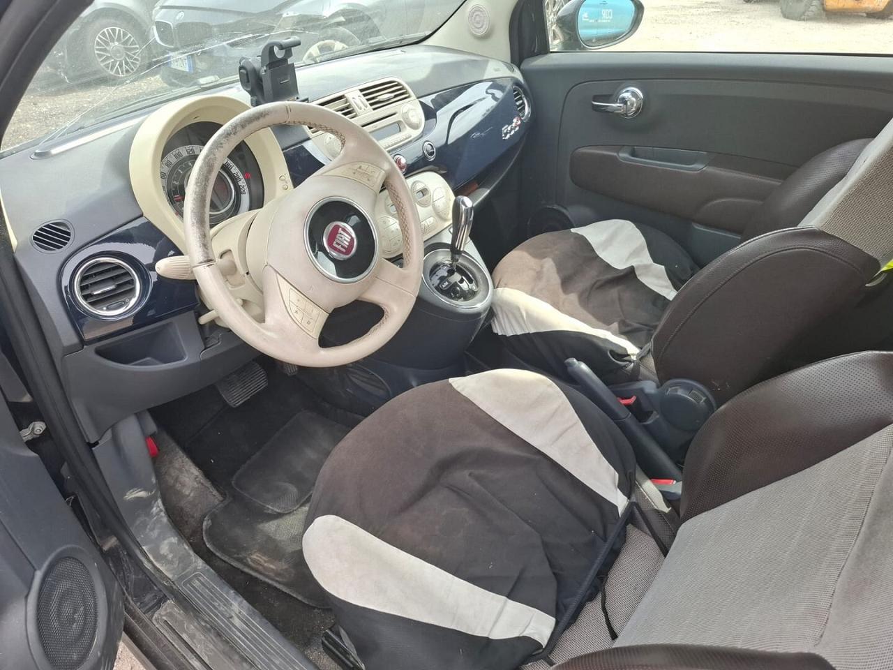 FIAT 500 C CABRIO INCIDENTATA AUTOMATICA