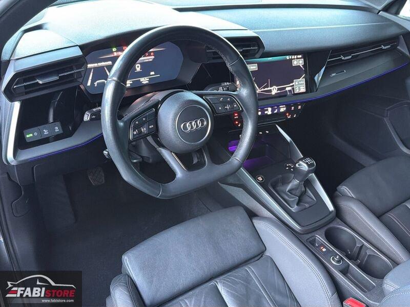 Audi A3 A3 SPB 35 TFSI 150 Cv S-Line int ext - Gusci pelle, LED, Camera, Portellone ecc