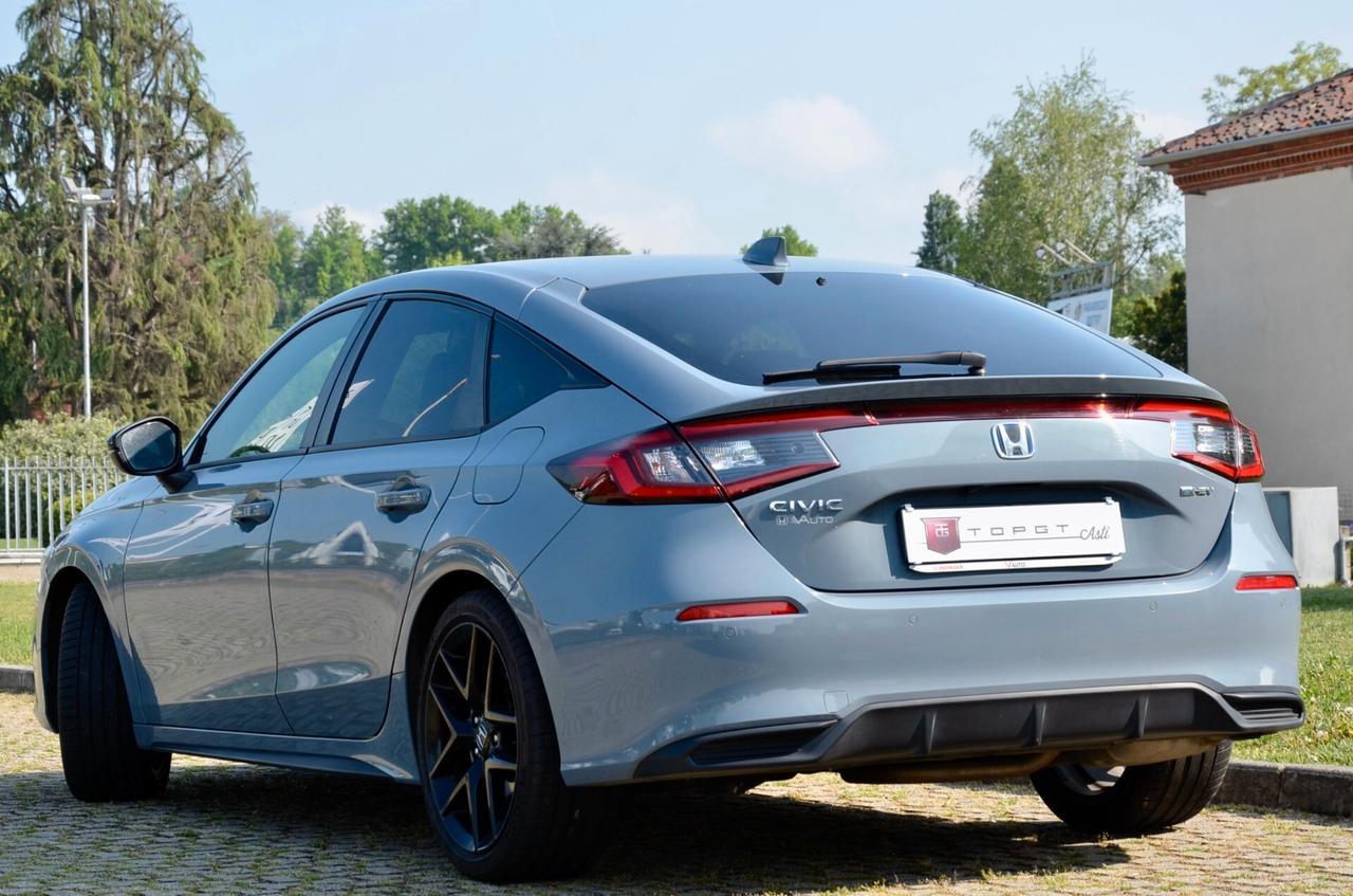 HONDA CIVIC 2.0 HEV SPORT 184cv ECVT, UNICOPROPRIETARIO, UFF ITALIANA, SERVICE HONDA, EURO 6D, FARI LED, RETROCAMERA, PERMUTE