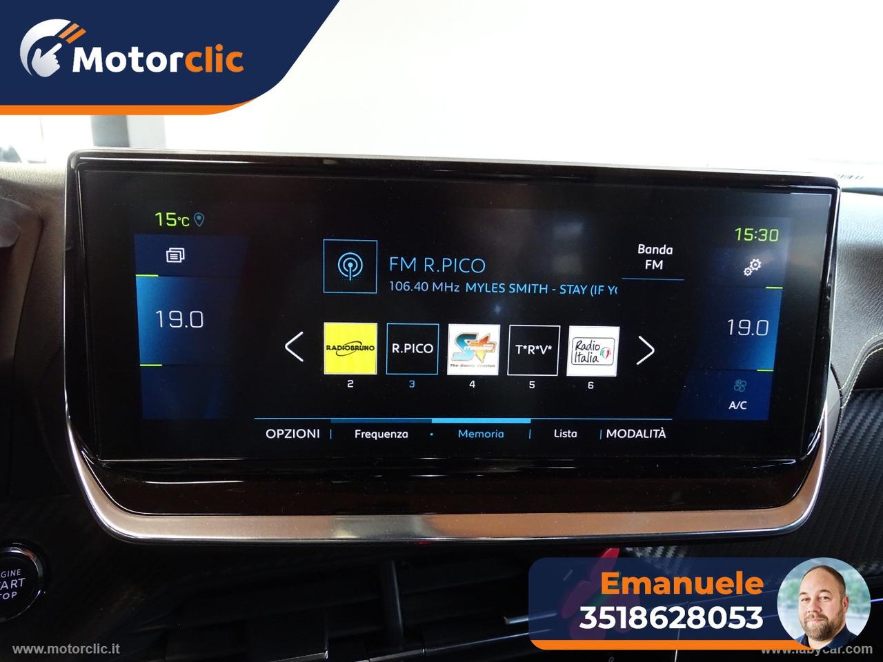 PEUGEOT 2008 motore elettrico 136 CV GT Line