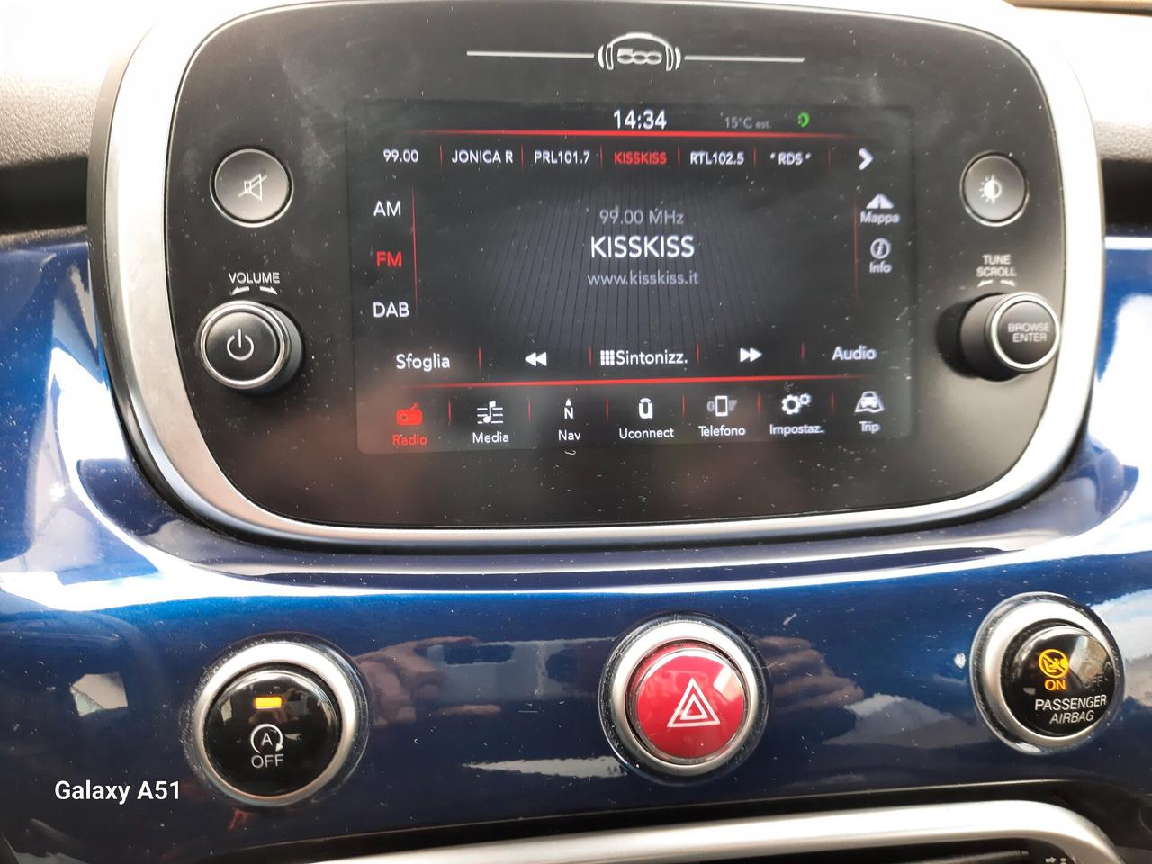 FIAT 500 X 1.6 M.JET CV 120 ANNO 2018 LOUNGE