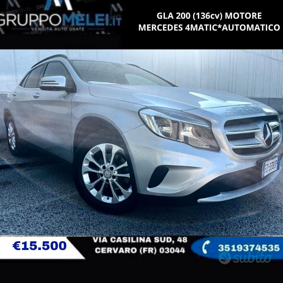 GLA 200 (136cv) MOTORE MERCEDES 4MATIC*AUTOMATICO