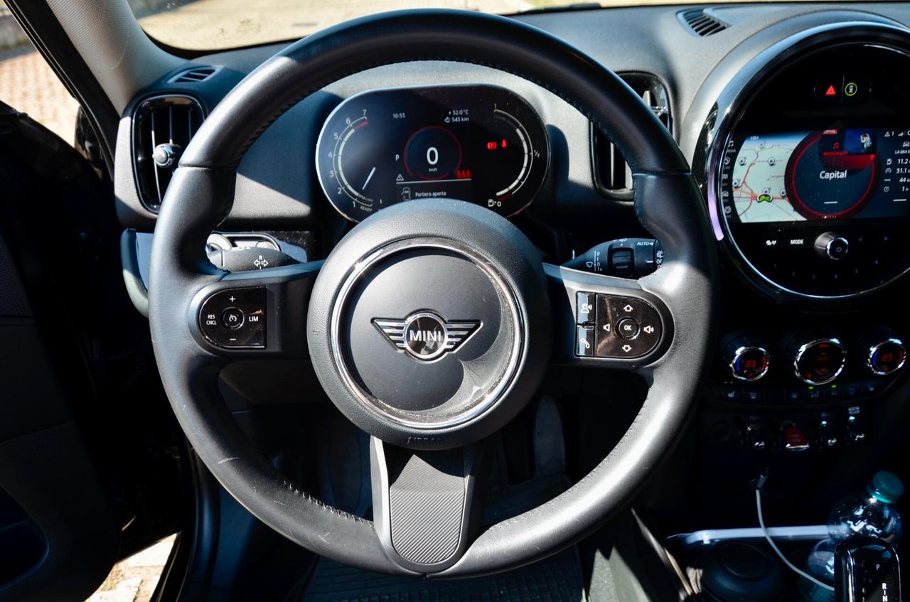MINI COUNTRYMAN 1.5 COOPER CLASSIC 136cv AUTO GARANZIA UFF MINI 11/2026, UNICOPROPRIETARIO, EURO 6D, UFF ITALIANA, PACCHETTO SERVICE, TOTAL BALCK, RETROCAMERA, PERMUTE