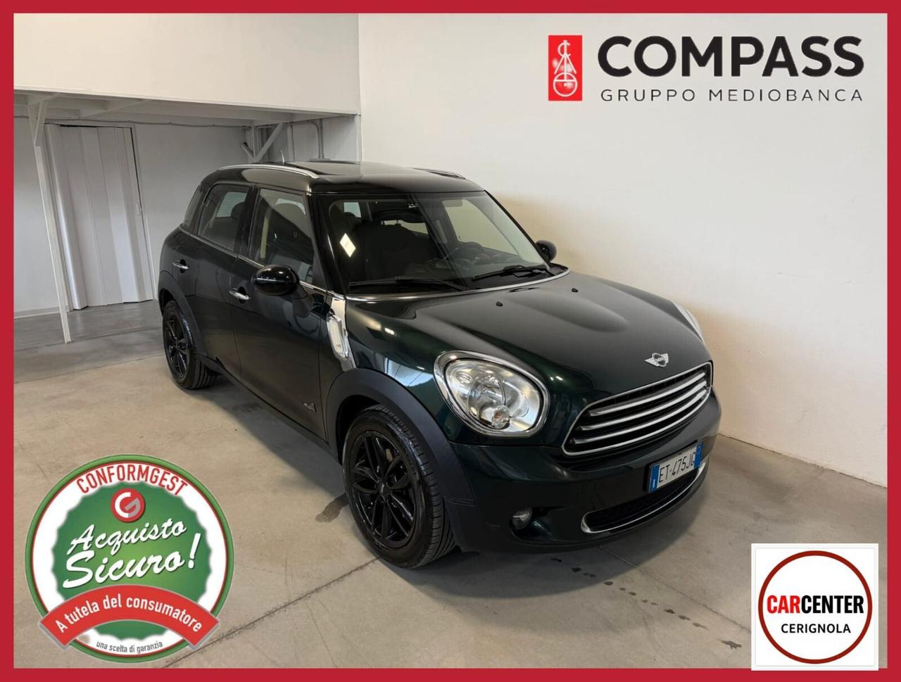 Mini Cooper D Countryman 2.0 112cv Tetto