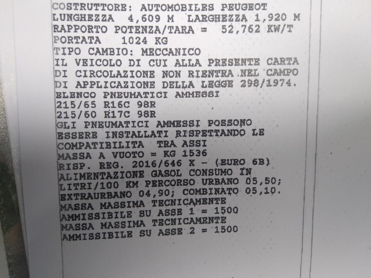 Peugeot Expert BlueHDi 115cv S&S ideale per neopatentati