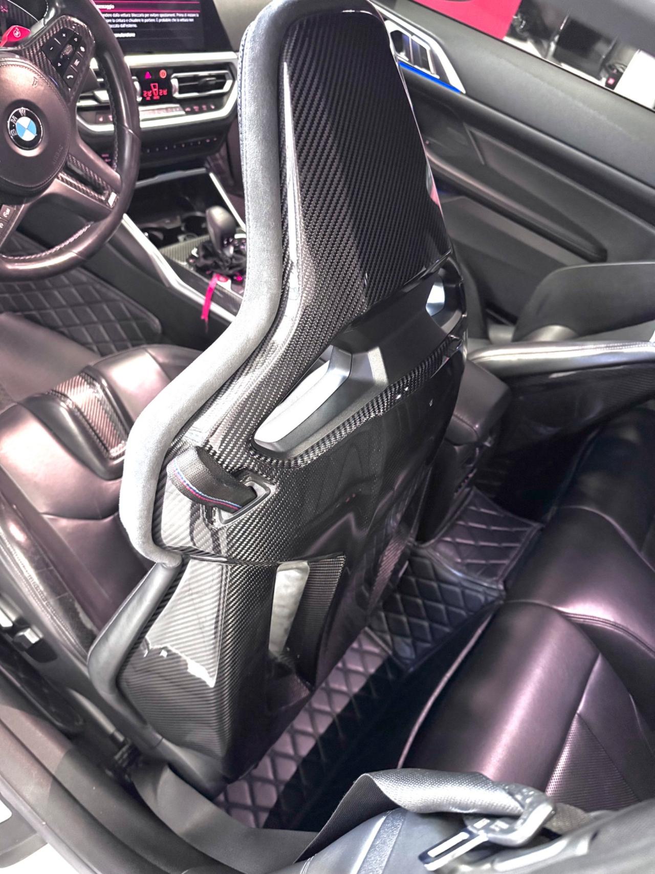 Bmw M4 COMPETITION 510CV CARBONCERAMICI + SEDILI CARBON + SCARICO OK PERMUTE CERTIFICATA