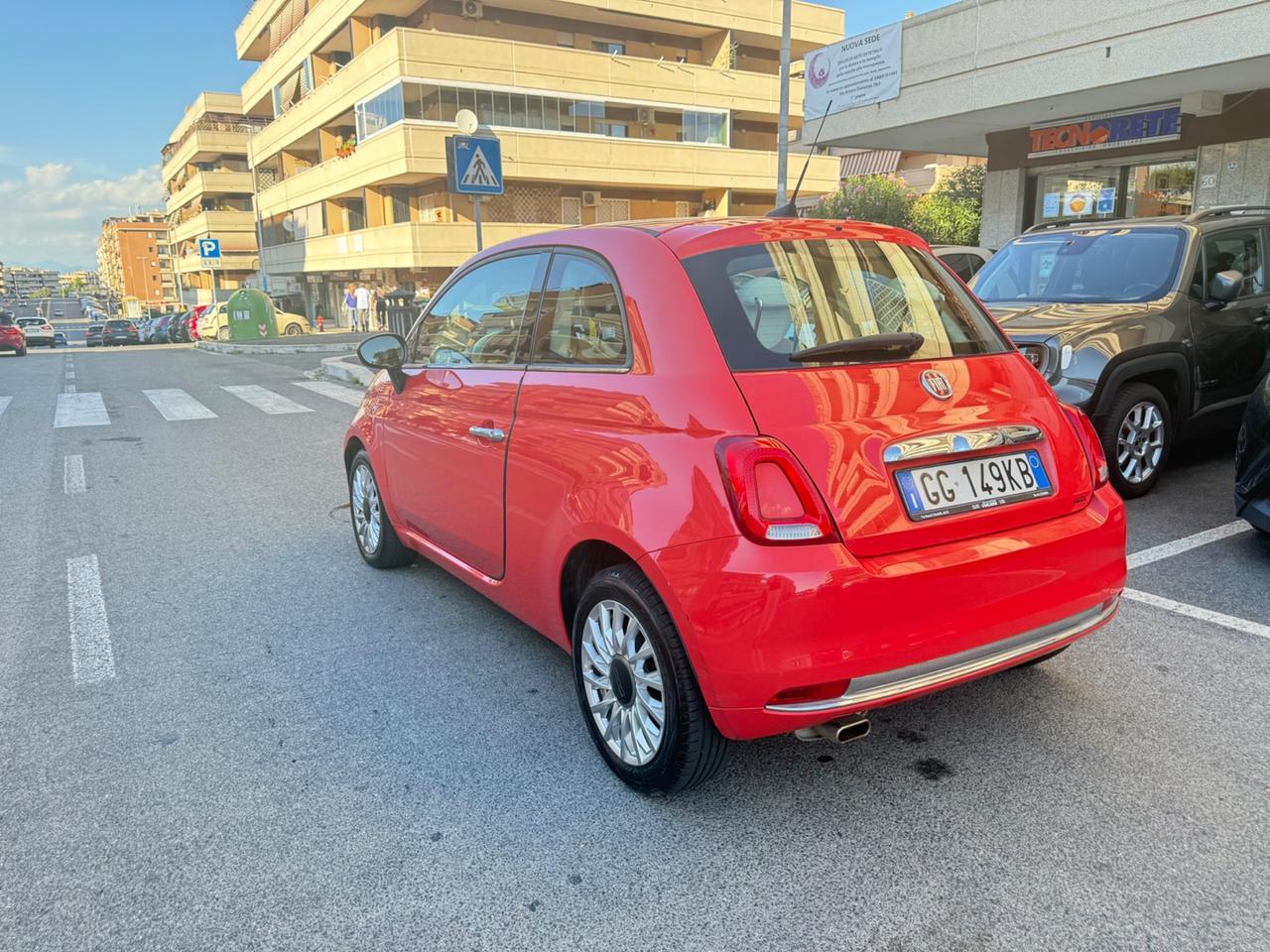 Fiat 500 1.2 EasyPower Lounge GPL LED PANORAMA CLIMA AUTOMATICO PDC PELLE CERCHI 15