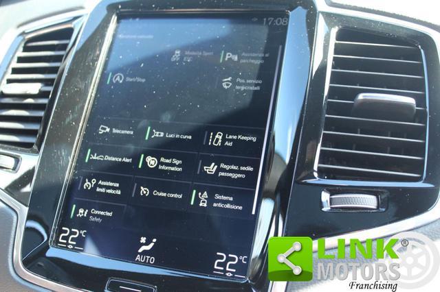 VOLVO XC90 D5 AWD Geartronic 7 posti R-design,Crystal White