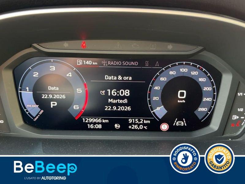 Audi Q3 40 2.0 TDI QUATTRO 190CV S-TRONIC