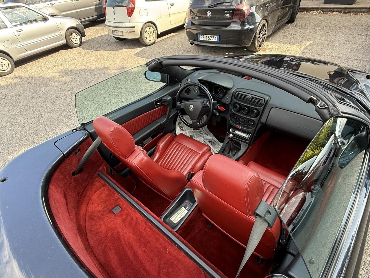 ALFAROMEO GTV SPIDER 2.0 INTERNI IN PELLE ROSSA