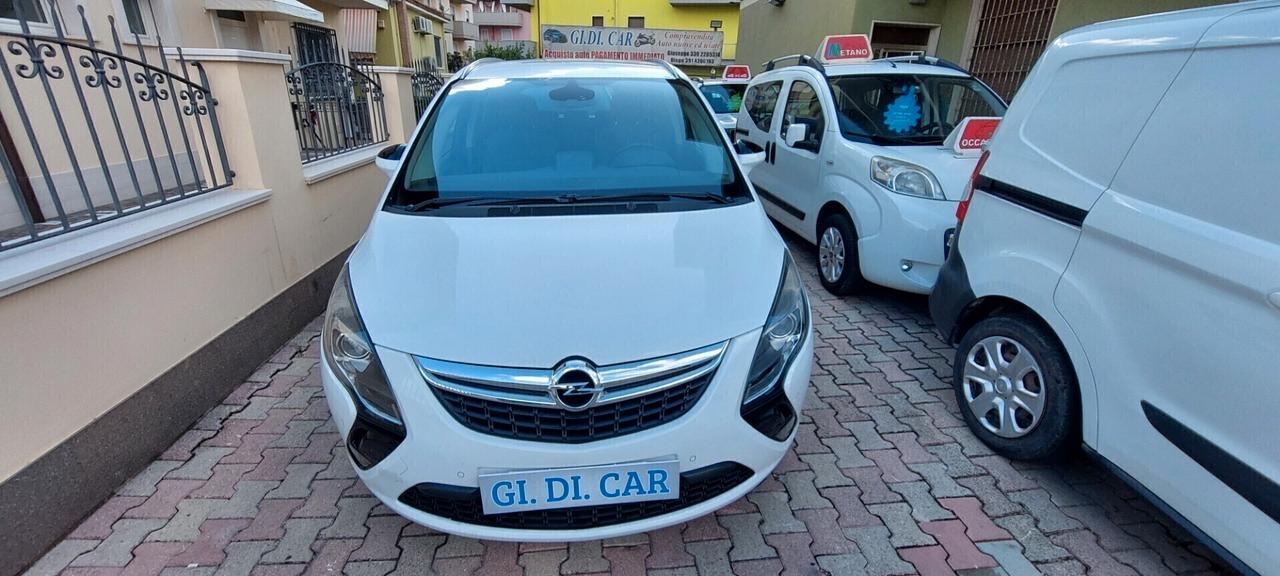 ZAFIRA 7 POSTI 1,6 METANO DI SERIE 150 CV COSMO NAVIGATORE SENSORI TELEFONO CRUISE CONTROL