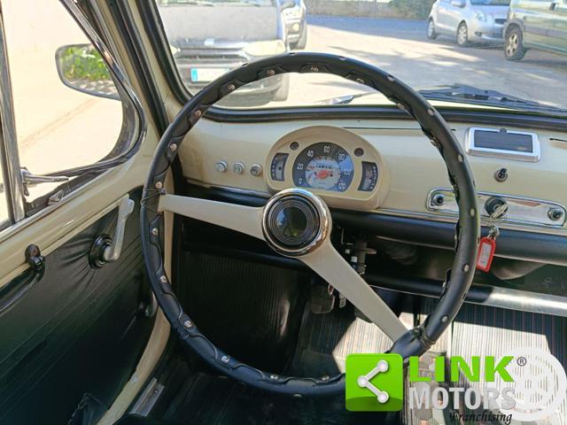 FIAT 600 D FANALONA LIBRETTO E TARGHE ORIGINALI