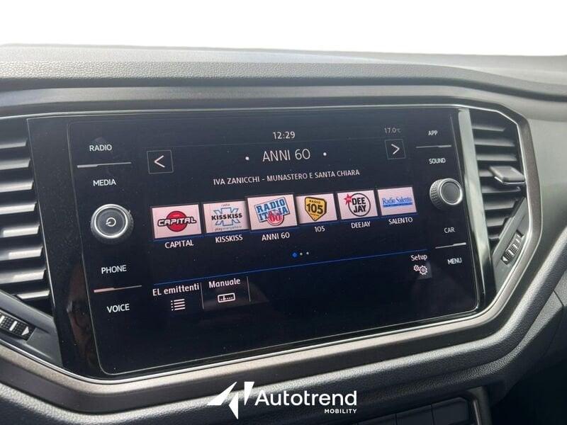 Volkswagen T-Roc 1.0 TSI 115 CV Style BMT