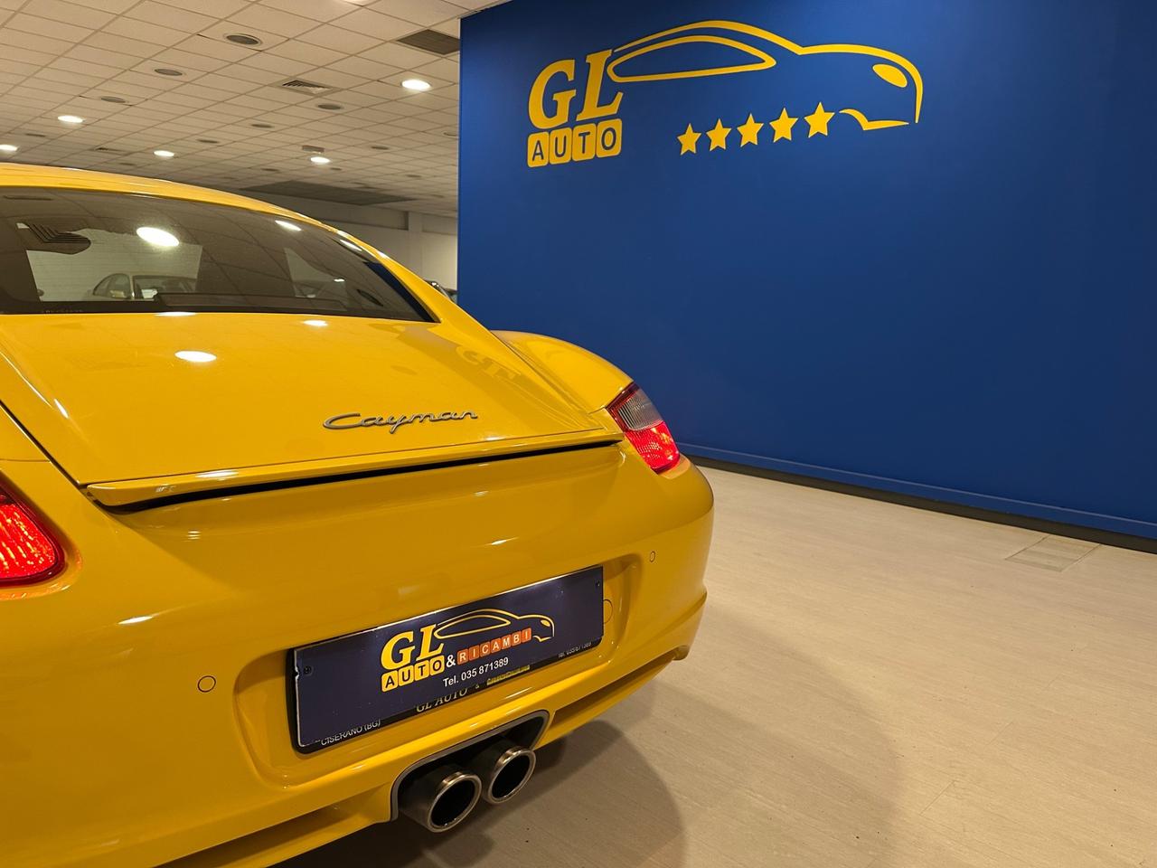 Porsche Cayman 2.7 DA 245C V**SPEED YELLOW**MANUALE*BOOK SERVICE*