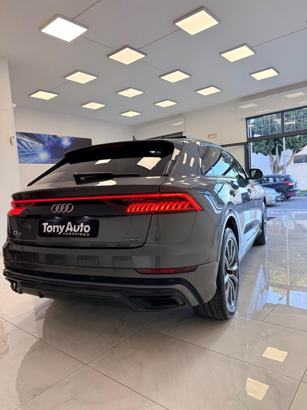 Audi Q8 50 TDI 286 CV mhev (diesel/elettrica) quattro Sport S.LINE,TETTO APRIBILE,LUCI SOFFUSE,TELECAMERA