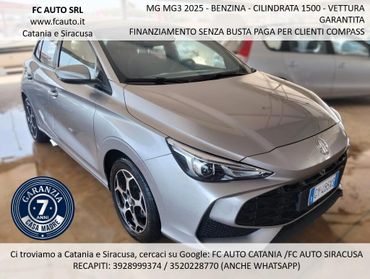 Mg MG3 1.5 Comfort 2025 - PARI AL NUOVO - IVA DEDUCIBILE