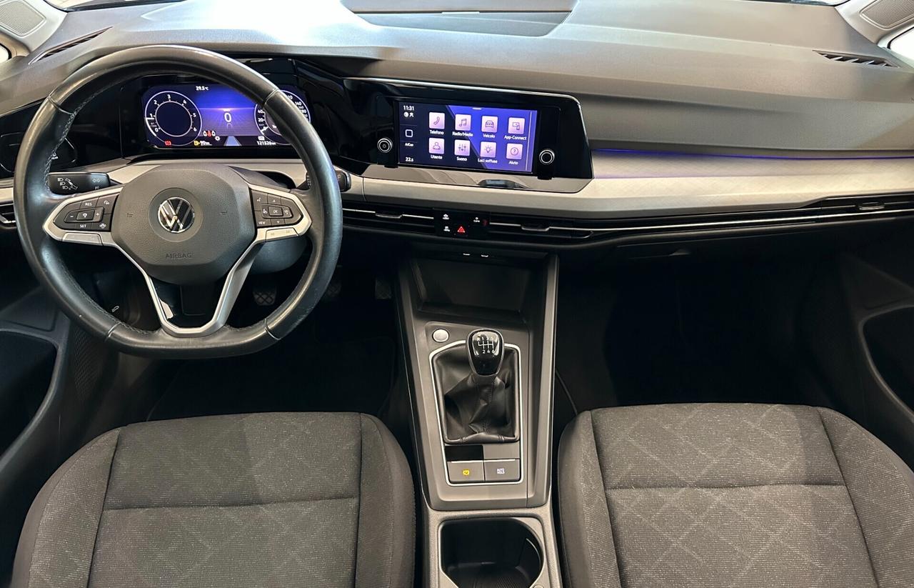 VOLKSWAGEN GOLF LIFE 2.0 TDI 116CV *CARPLAY*LUCI*NEOPATENTATI*