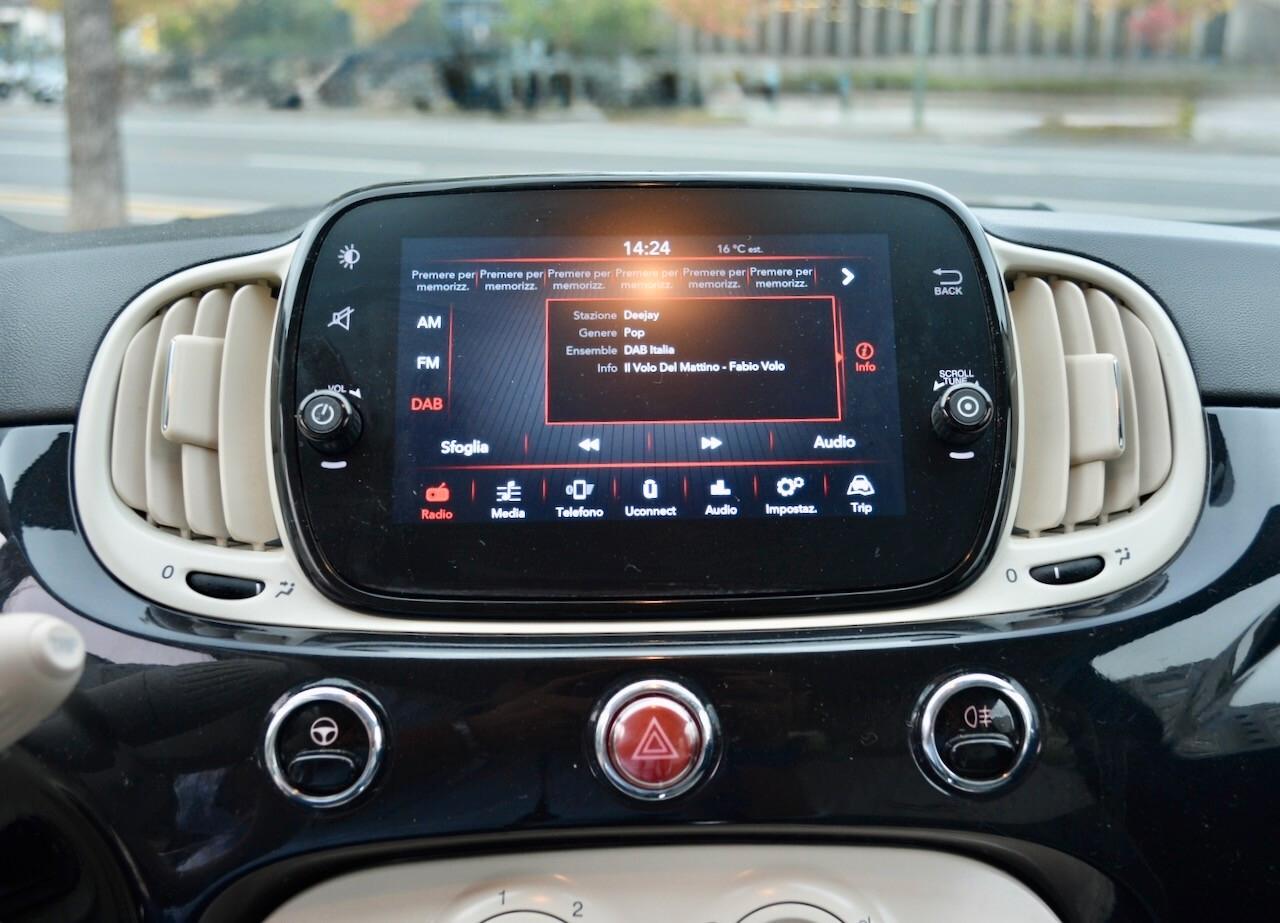 Fiat 500 1.0 Hybrid Hey Google