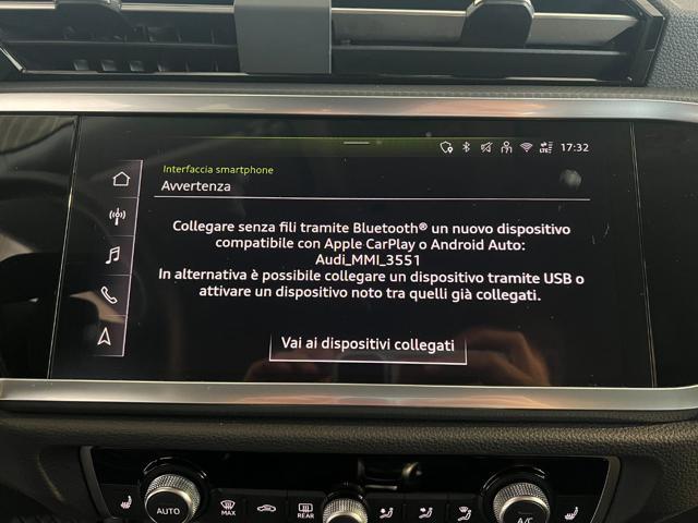 AUDI Q3 SPB SPORTBACK 1.5 tfsi S tronic S line +CERCHI 20"