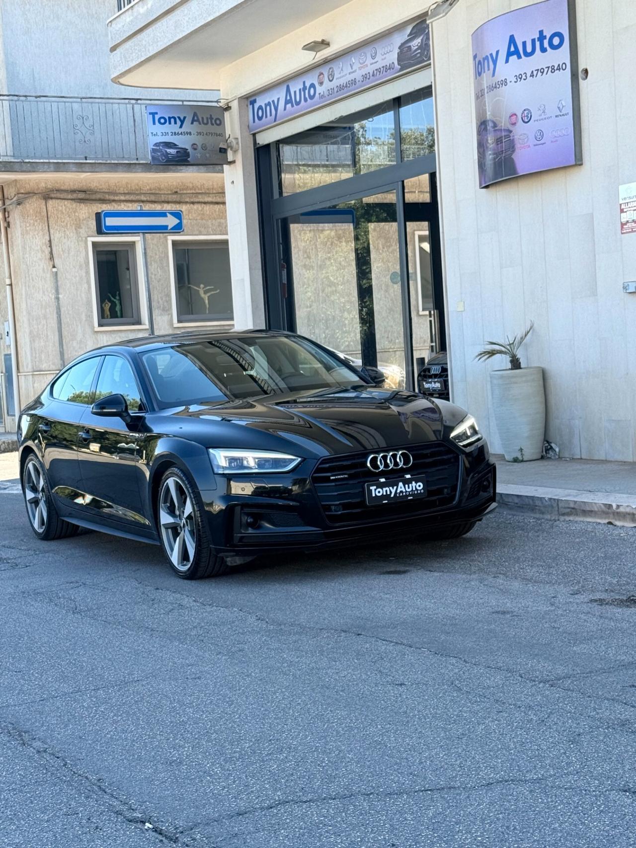 Audi A5 SPORTBACK 2.0 tdi S line edition TOTAL BLACK quattro s-tronic VIRTUAL COCKPIT,ANDROID AUTO,NAVI,APPL