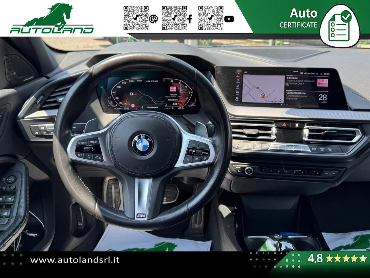 BMW 135 M 135i xdrive auto UNIPRO' UFFICIALE